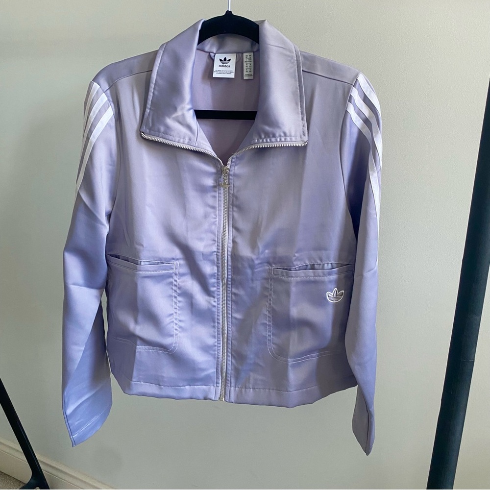 Adidas Lavender Track Jacket